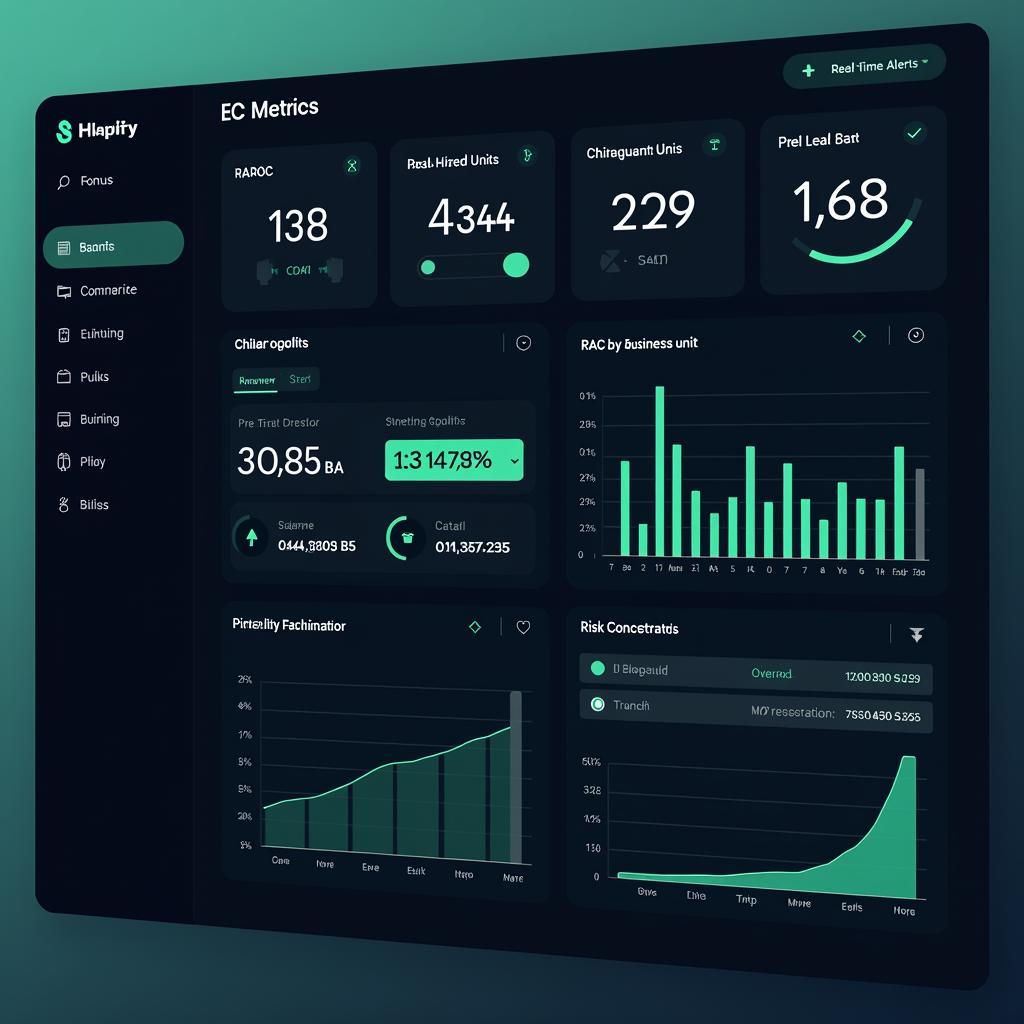 Dashboard quản trị Economic Capital theo thời gian thực tại ngân hàng hiện đại