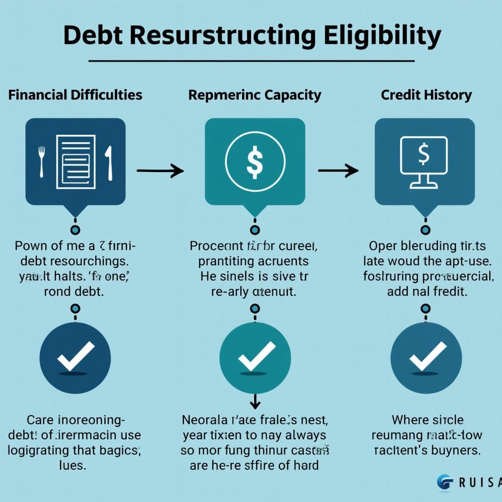 Sơ đồ điều kiện khách hàng được tái cơ cấu nợ theo quy định NHNN Việt Nam