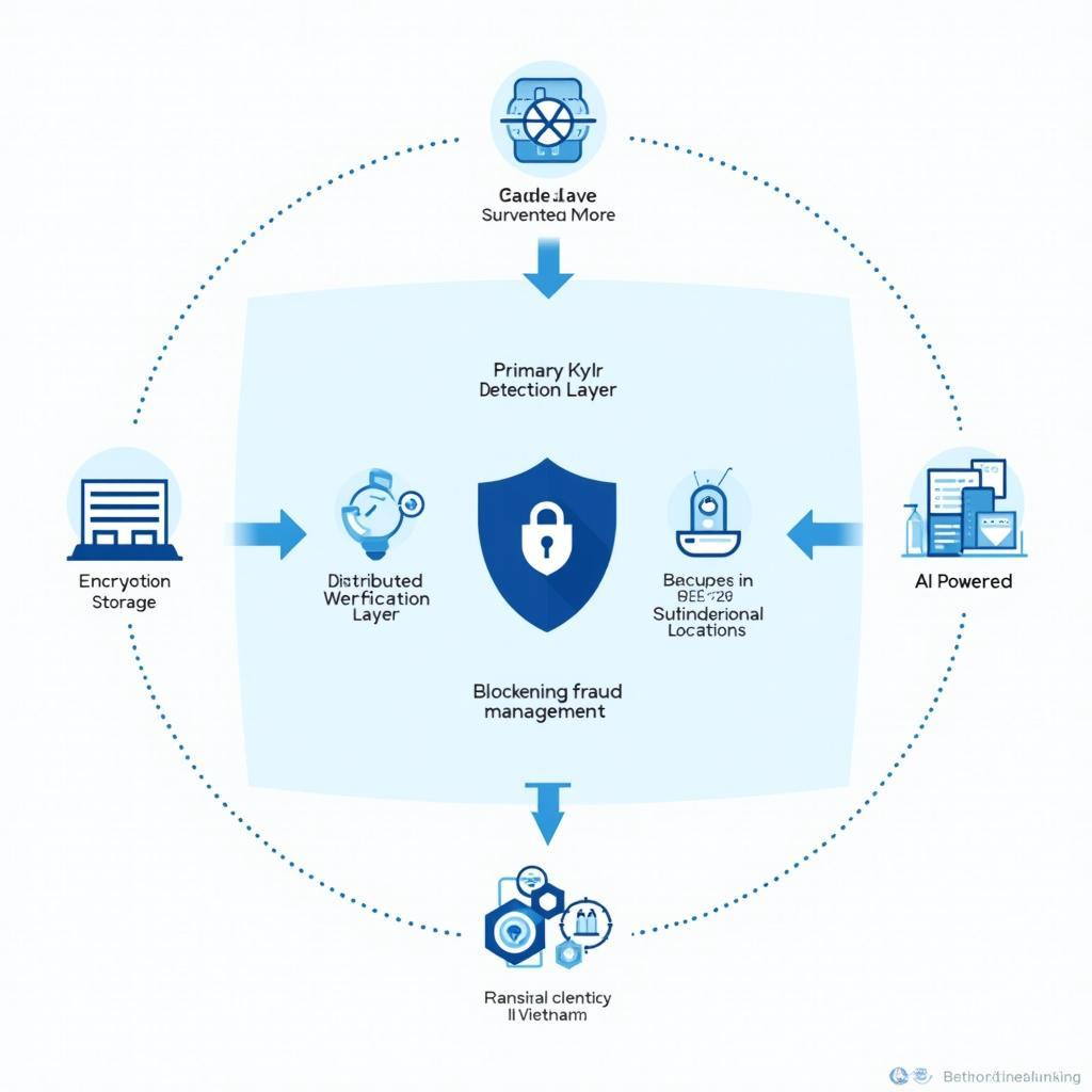 Hệ thống bảo mật dữ liệu eKYC với mã hóa và lưu trữ phân tán