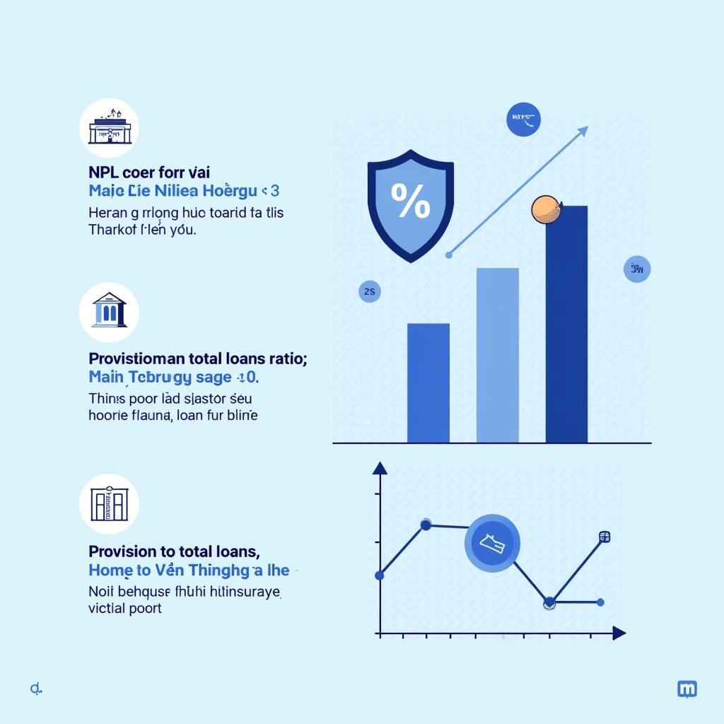 Biểu đồ so sánh các chỉ số liên quan đến nợ xấu của ngân hàng