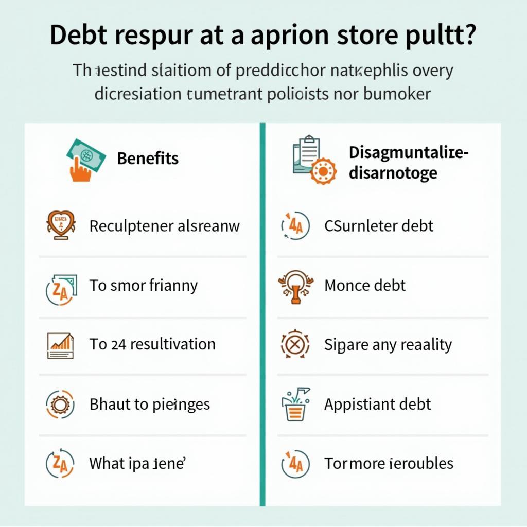 So sánh lợi ích và bất lợi của tái cơ cấu nợ đối với khách hàng vay